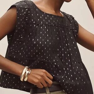 Black Sleeveless Blouse